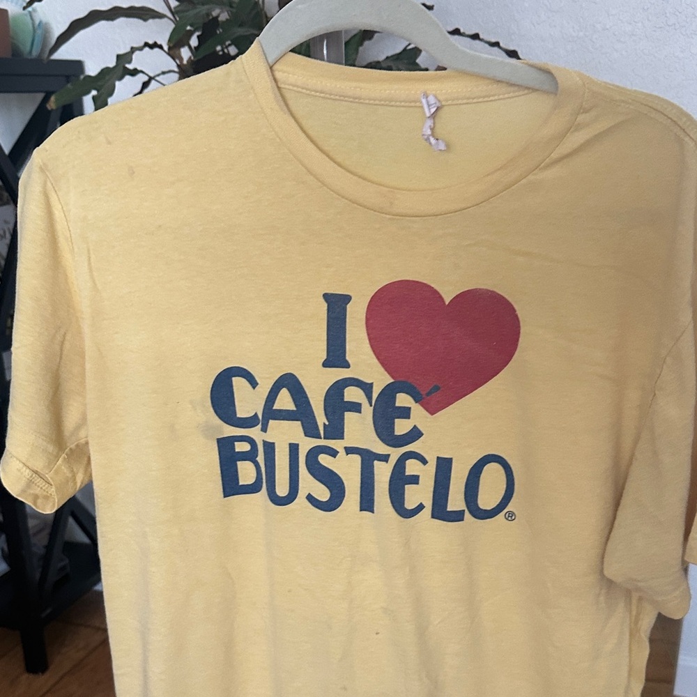 Yellow Café Bustelo Graphic T-Shirt